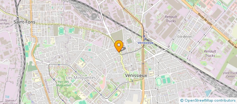 localisation de l'entreprise SCI DEVELOPPEMENT 69  VENISSIEUX