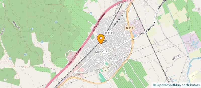 localisation de l'entreprise SCI DEVER  MILHAUD