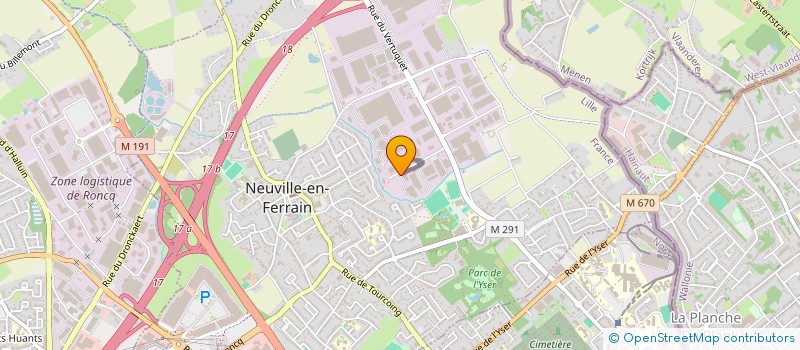 localisation de l'entreprise SCI DEVEUGLE à NEUVILLE-EN-FERRAIN