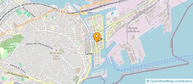 localisation de l'entreprise SCI DEVEX  SETE