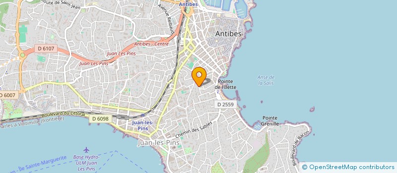 localisation de l'entreprise SCI DEVIACAR à ANTIBES