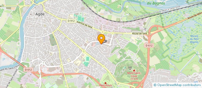 localisation de l'entreprise SCI DEVICO  AGDE