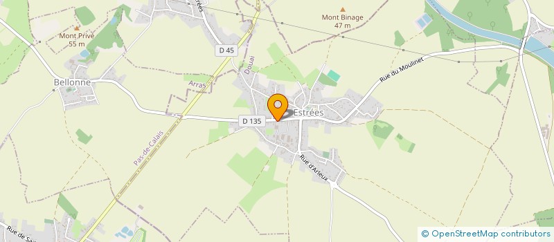 localisation de l'entreprise SCI DEVIENNE  ESTREES