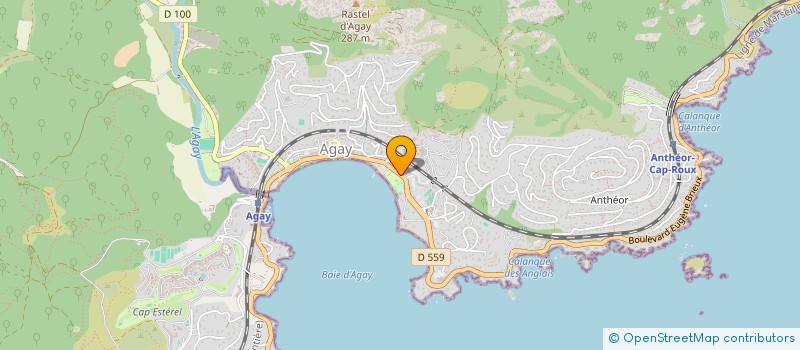 localisation de l'entreprise SCI DEVIEUX  SAINT-RAPHAEL