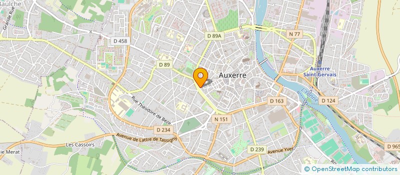localisation de l'entreprise SCI DEVIL à AUXERRE