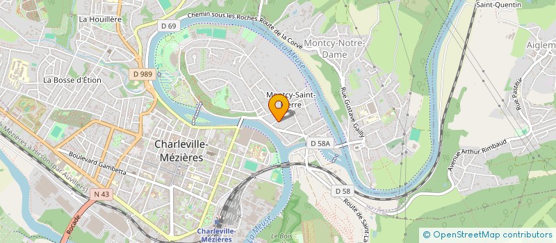 localisation de l'entreprise SCI DEVILAM  CHARLEVILLE-MEZIERES