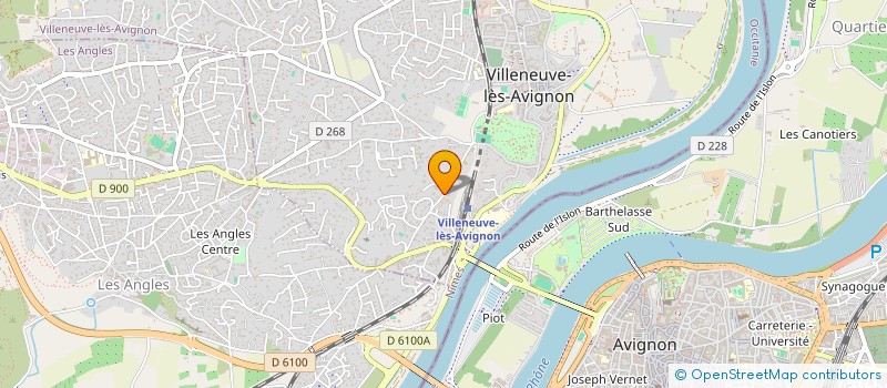 localisation de l'entreprise SCI DEVILLE  VILLENEUVE-LES-AVIGNON