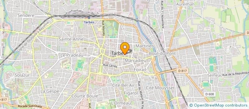 localisation de l'entreprise SCI DEVILLE  TARBES