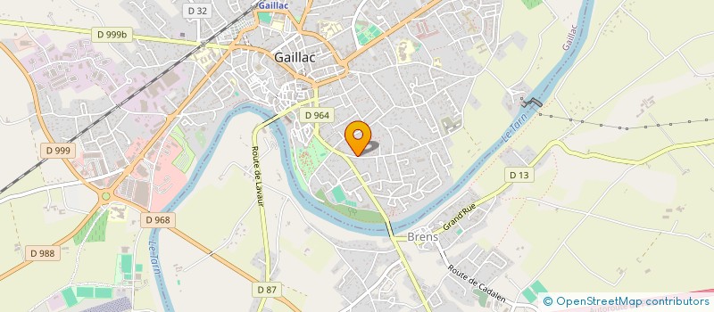 localisation de l'entreprise SCI DEVILLE à GAILLAC