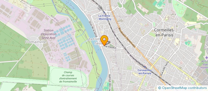 localisation de l'entreprise SCI DEVILLERS  LA FRETTE-SUR-SEINE