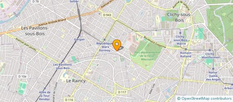 localisation de l'entreprise SCI DEVILLETTE à CLICHY-SOUS-BOIS