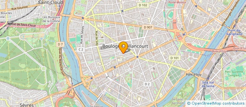 localisation de l'entreprise SCI DEVIM à BOULOGNE-BILLANCOURT