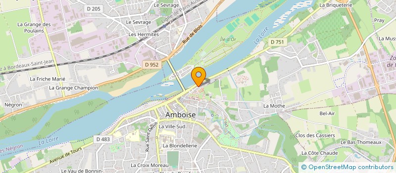 localisation de l'entreprise SCI DEVIN  AMBOISE