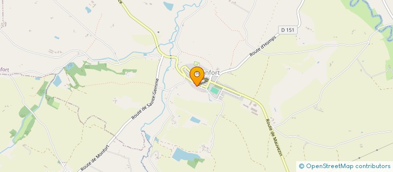 localisation de l'entreprise SCI DEVINRO  MONFORT