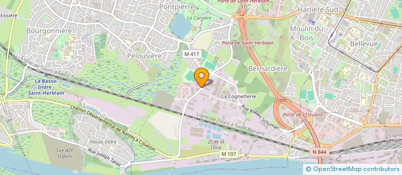 localisation de l'entreprise SCI DEVIS FERNANDES  ST-HERBLAIN