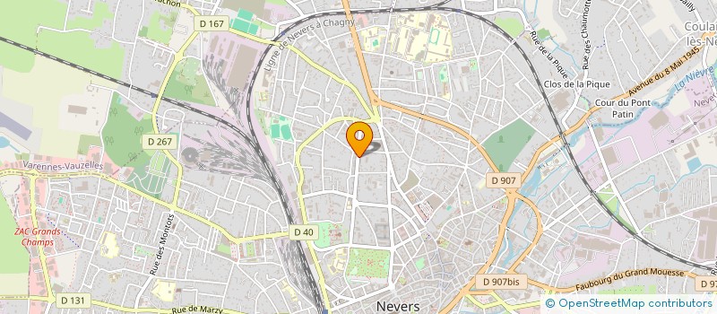 localisation de l'entreprise SCI DEVOGLE GASPARD à NEVERS