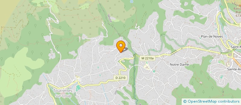 localisation de l'entreprise SCI DEVOIT  TOURRETTES-SUR-LOUP