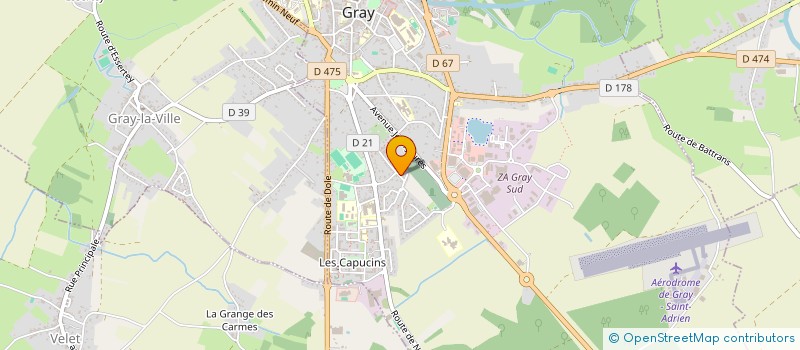 localisation de l'entreprise SCI DEVOSGES à GRAY
