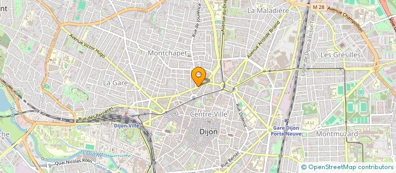 localisation de l'entreprise SCI DEVOSGES 53 à DIJON