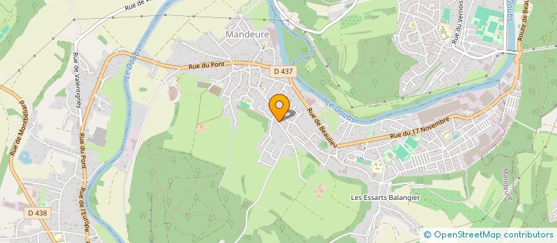 localisation de l'entreprise SCI DEVRAN  MANDEURE