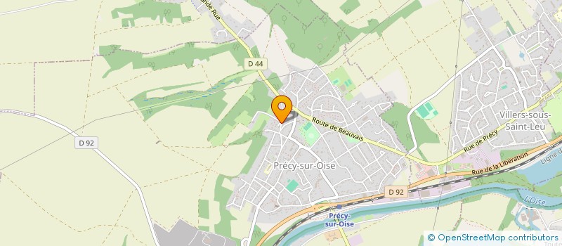 localisation de l'entreprise SCI DEVRIEZE  PRECY-SUR-OISE