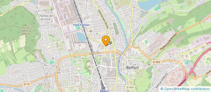 localisation de l'entreprise SCI DEVRIM à BELFORT