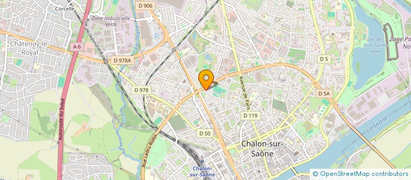 localisation de l'entreprise SCI DEWA à CHALON-SUR-SAONE