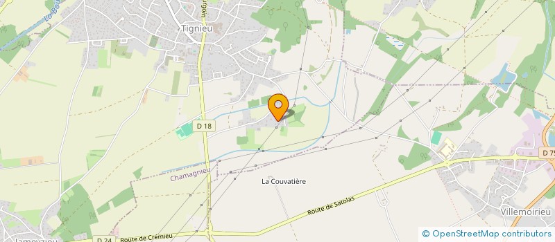 localisation de l'entreprise SCI DEWASME - CLOS DES FIGUIERS  TIGNIEU-JAMEYZIEU