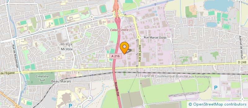 localisation de l'entreprise SCI DEWITTE SERGENT PRUVO  TETEGHEM-COUDEKERQUE-VILLAGE