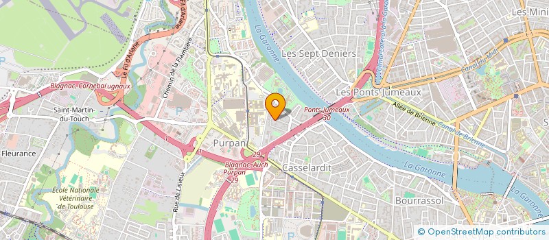 localisation de l'entreprise SCI DEYDE-ROZE à TOULOUSE