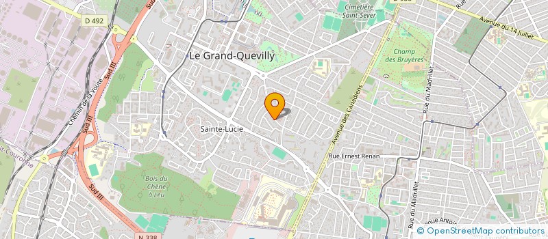 localisation de l'entreprise SCI DEYGLUN  LE GRAND-QUEVILLY