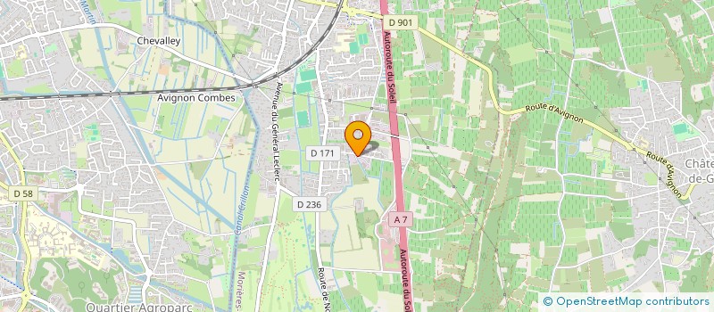 localisation de l'entreprise SCI DEYMAR  MORIERES-LES-AVIGNON