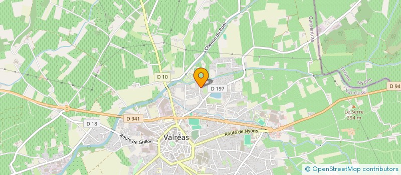 localisation de l'entreprise SCI DEYMIER FRERES à VALREAS
