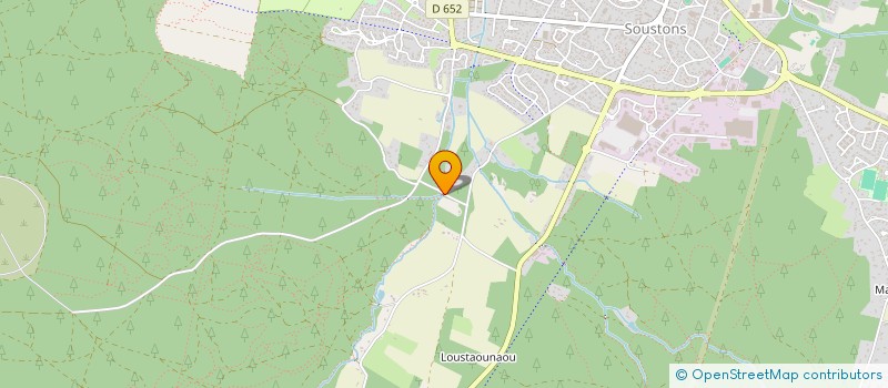 localisation de l'entreprise SCI DEYSSOS 1  SOUSTONS
