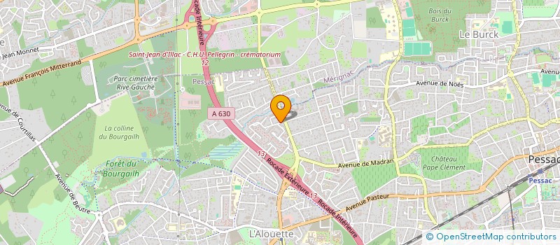 localisation de l'entreprise SCI DEZAFIT INVEST  PESSAC