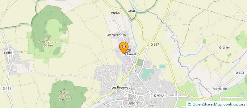 localisation de l'entreprise SCI DEZAMI  BILLOM