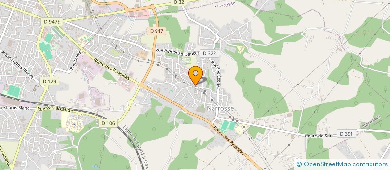 localisation de l'entreprise SCI DEZEL  NARROSSE