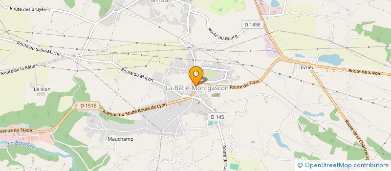 localisation de l'entreprise SCI DEZISSERT BEN GUIRAT  LA BATIE-MONTGASCON