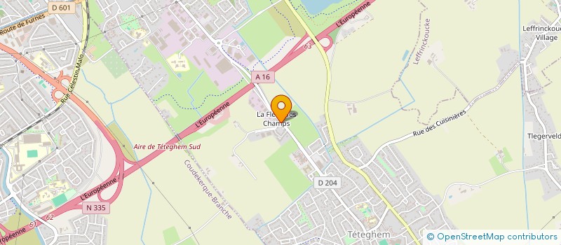 localisation de l'entreprise SCI DEZOUTTER  TETEGHEM-COUDEKERQUE-VILLAGE