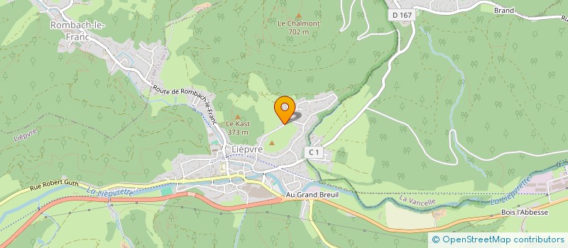 localisation de l'entreprise SCI DF  LIEPVRE