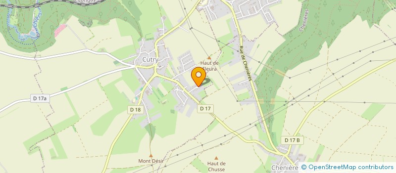 localisation de l'entreprise SCI DF HOME  CUTRY