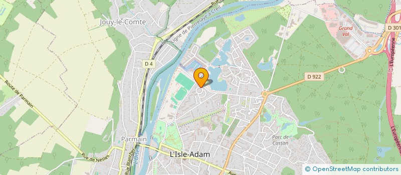 localisation de l'entreprise SCI DF IMMO  L'ISLE-ADAM