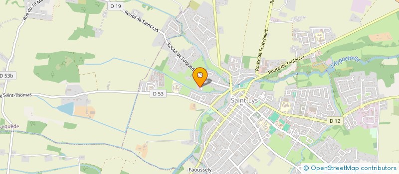 localisation de l'entreprise SCI DF INVEST  SAINT-LYS