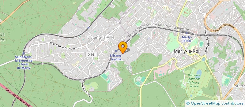 localisation de l'entreprise SCI DF2A  L'ETANG-LA-VILLE