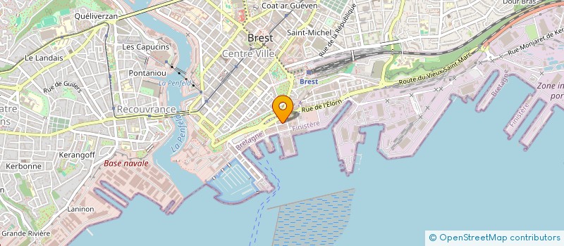 localisation de l'entreprise SCI DFA2  BREST