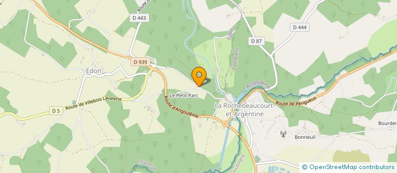 localisation de l'entreprise SCI DFAA à VILLEBOIS-LAVALETTE