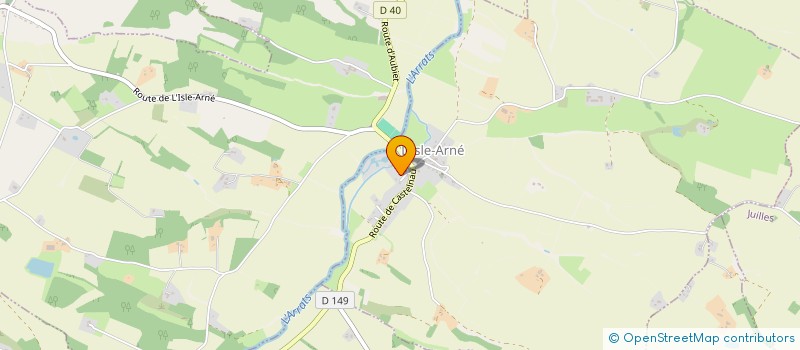 localisation de l'entreprise SCI DFAD  L'ISLE-ARNE