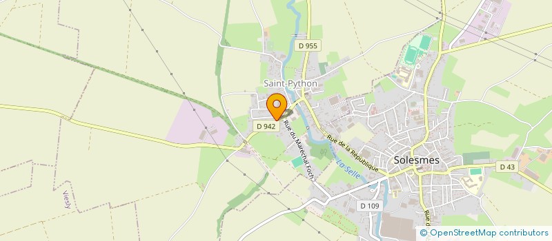 localisation de l'entreprise SCI DFB  SAINT-PYTHON