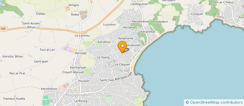 localisation de l'entreprise SCI DFC  PLOUGONVELIN