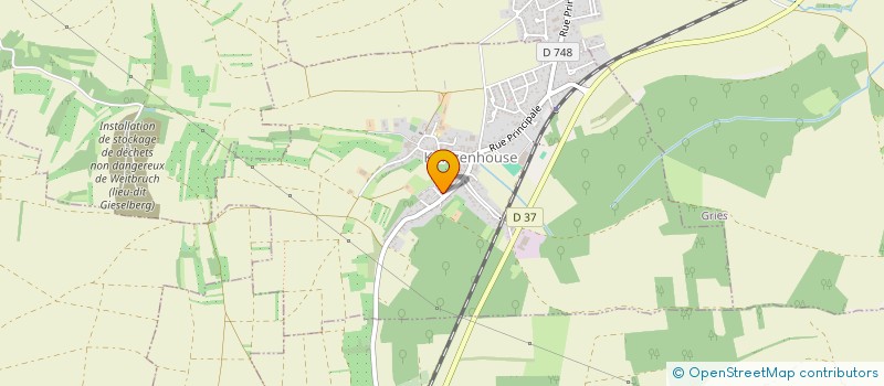 localisation de l'entreprise SCI DFD  KURTZENHOUSE